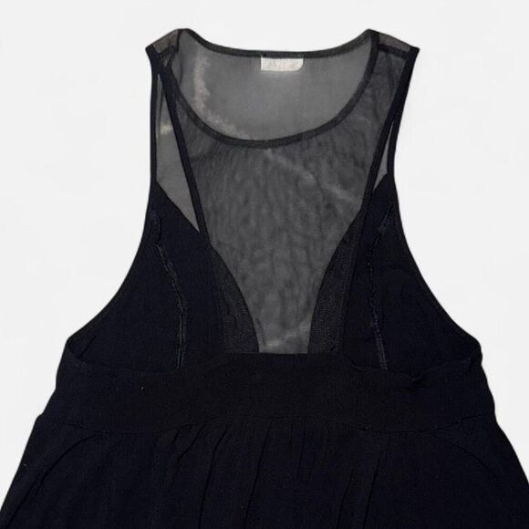 Free People Deep V Mesh Peplum Going Out Top - Picture 11 of 14